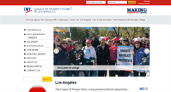 Desktop Screenshot of lwvlosangeles.org