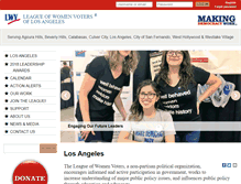 Tablet Screenshot of lwvlosangeles.org